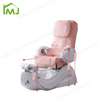 Chaise de pédicure professionnelle pour salon de beauté, manucure, spa pour les pieds, massage