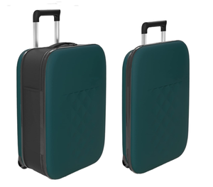 Durable tela dura resistente al agua en cada lado Totalmente plegable 20 pulgadas maleta de mano para viajar - Product Image 1