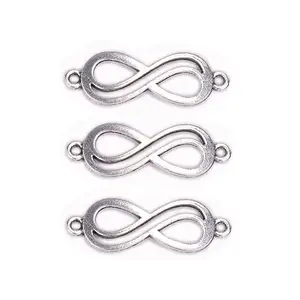 100cs Großhandel Love Infinity Charms Infinity Love Charms Anhänger für Schmuck herstellung Armband DIY Handmade