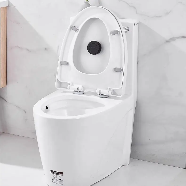 6vdc Een Stuk Volautomatische Flip Sensor Flush Intelligente Badkamer Commode Elektronische Wc Bidet Smart Toilet