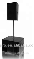 Système de sonorisation complet 2700W avec 2 enceintes de 15 pouces et 2 caissons de basses de 18 pouces pour groupes de musique et événements en plein air