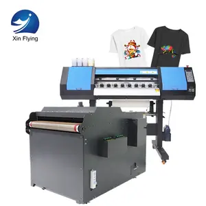 2 teste/4 teste I3200 Nuova tecnologia a getto d'inchiostro stampanti supliment tshirt macchina da stampa/DTF digitale macchina da stampa tshirt