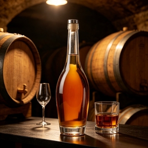 Bouteille vide en <span class=keywords><strong>verre</strong></span> violet <span class=keywords><strong>vintage</strong></span> de 30 ml en forme de cône pour vodka, whisky, brandy, gin, <span class=keywords><strong>rhum</strong></span>, tequila, liqueur, spiritueux, avec bouchon à vis - Product Image 1