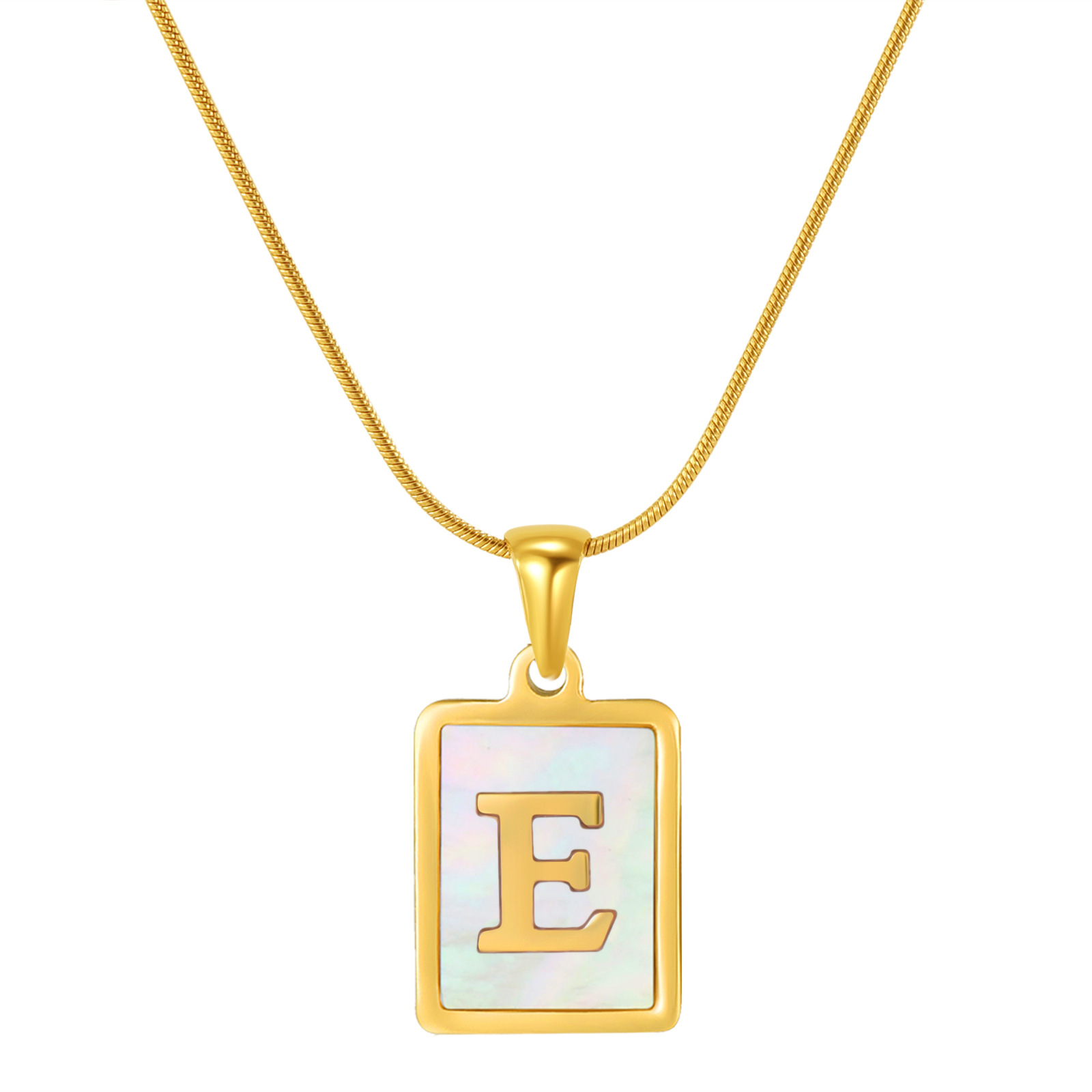 Gold E (including chain)