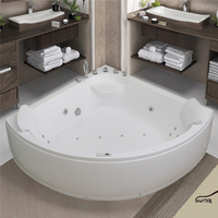 Vente flash : Spa à remous moderne autoportant en acrylique écologique avec jets pour bain relaxant dans la salle de bain