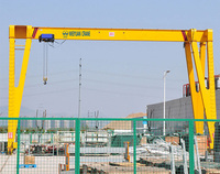 Ponts roulants à double poutre de type MG Weiyuan à bas prix, 10t-600t, avec moteur et télécommande, grue à poutre simple à engrenages