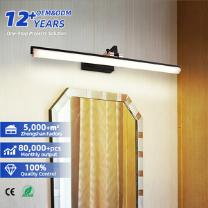 New Design Iron & Aluminium Modern <b>LED</b> Wall Lamp with 3000K-6000K Color Temp 3-Year Warranty for <b>Bedroom</b> Hotel & Villa - Product Image 1