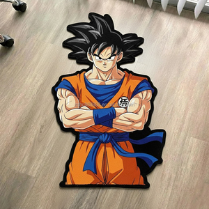 Tappeto a Forma di Drago Anime Ball, Antiscivolo, in Poliestere Lavabile, a Pelo Tagliato, Morbido, per Soggiorno e Camera da Letto - Product Image 2