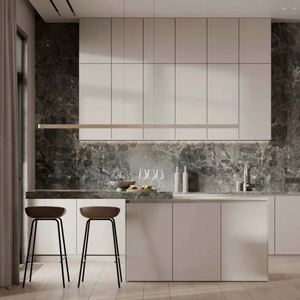 Ensemble complet d'armoires de cuisine, designs d'armoires de cuisine, unité d'armoire de cuisine classique avec prix de gros - Product Image 5