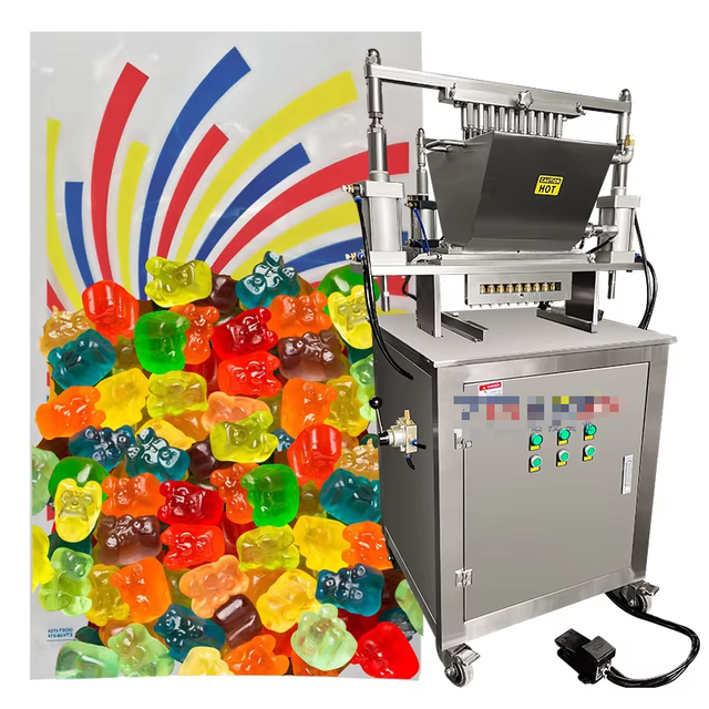 New 30kg/h Colorful Gummy Candy Machine with 304 Stainless Steel and Touch Control for Festivals Parties & Gifts