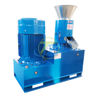 Machine à fabriquer des briquettes de paille de bois à matrice plate TIANZE, design écologique, 30 kW, 6-10-400-500 kg/h