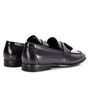 Leather Men's <b>Shoes</b> for Business Casual Wear British Style Fashionable Fringed Ankle Boots Wedding Loafers <b>Height</b> <b>Increasing</b> - Product Image 3