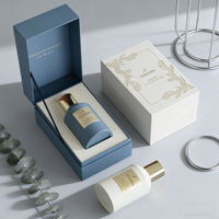 Flacon de parfum de luxe avec boîte vide 30ml 50ml 100ml, flacon de parfum en verre avec bouchon personnalisé, étiquette métallique, flacon de parfum élégant