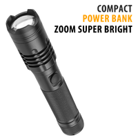 Vente en gros Torche led zoomable Torches rechargeables