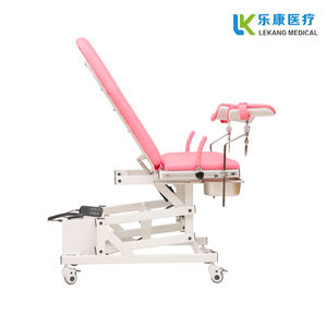 Elektrikli Paslanmaz Çelik CE Sertifikalı LEKANG Marka Jinekolojik Muayene Yatağı LK/DS-III Model Klinik İçin 2 Yıl Garanti - Product Image 4