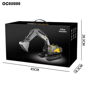 Excavadora multifunción de 17 canales para niños, juguete de <span class=keywords><strong>mini</strong></span> excavadora fundida con control remoto - Product Image 6