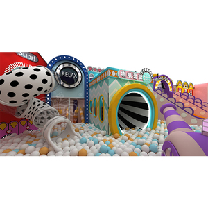 Equipo de Juegos de Alta Calidad con Tobogán LED, Tobogán con Forma de Cuerno y Tobogán en Forma de S en un Solo Parque Infantil, Proyecto Temático Colorido - Product Image 4