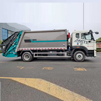 Camion compacteur de déchets à chargement arrière de 18 mètres cubes HOWO Euro VI pour le transport de déchets urbains