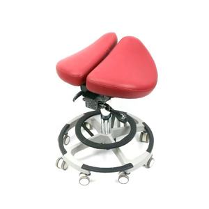 Asiento de Silla Dental Tipo Sillín, Accesorios para Taburete, Taburete Giratorio Elevable de Metal - Product Image 1