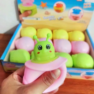 แก้วหอยทาก ของเล่นบีบคลายเครียดขนาดเล็ก ของเล่นบีบ TPR แก้วคลายเครียดแสนสนุก - Product Image 3