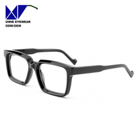 Monture de prescription carrée en acétate sur mesure OEM, taille 52-20-145, vision haute définition pour adultes unisexes, partenaire d'expédition mondial