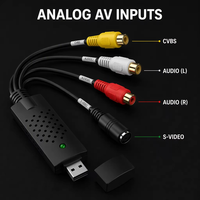 Adaptateur de carte de capture UTV007 USB 2.0 pour convertir audio et vidéo VHS en DVD sur PC