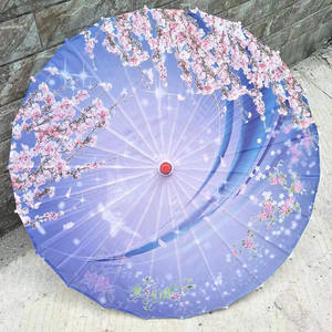 Vente en gros de parapluie de mariage Z33, parapluie artisanal en tissu chinois, Parasol en papier bambou, parapluie de mariage - Product Image 5