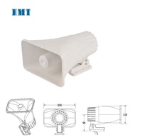 Sirène électrique étanche en plastique blanc, 2 tons, 30W, personnalisé, alarme manuelle, système d'alarme de voiture, haut-parleur
