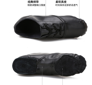 Botas de Baile Jazz Negras, Suela Suave, Zapatos de Baile Modernos para Adultos, Botas de <span class=keywords><strong>Ballet</strong></span> para Entrenamiento, Zapatillas de Baile para Mujer - Product Image 6