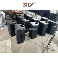 Haut-parleur actif professionnel PE15 de 15 pouces, portable, pour fête, système audio amplifié