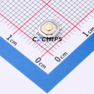 G4B153310 Tactile Switch SMD-4P,5.2x5.2mm Switch Single Pole Single Throw Round Button 2.6N Vertical Mount - Product Image 1