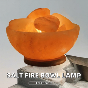Lámpara de Sal del Himalaya Rosa Tallada a Mano, Luz Decorativa Natural para el Hogar, Spa, Dormitorio, Regalo - Product Image 2