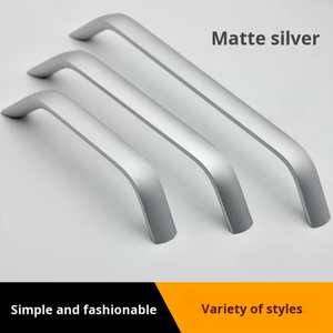 Poignées de luxe en alliage d'aluminium finition mate, poignées de haute qualité, élégantes pour tiroirs et armoires, modernes pour armoires et commodes - Product Image 6