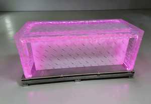 Plateaux de table en résine époxy transparente, comptoirs de bar et îlots de cuisine en résine époxy sur mesure - Product Image 2