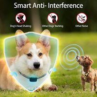 Grenzüberschreitendes Anti-Bell-Gerät für Haustiere, Smart-Halsband, Wasserdicht, Vollautomatisches Schock-Halsband, Bellhemmendes Trainingsgerät für Hunde, ABS