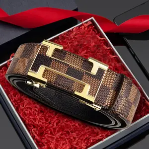 Mode-Design Top-Qualität Luxus echtes Leder berühmter Marken-Gürtel für Herren