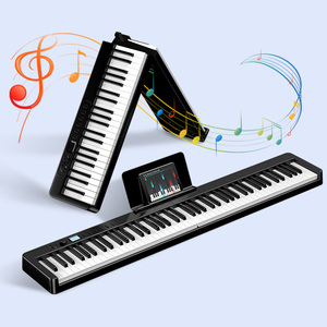 X88C TERENCE Pianoforte Portatile per Principianti Adulti 88 Tasti Pieghevoli Bluetooth <span class=keywords><strong>MIDI</strong></span> Doppio Altoparlante - Product Image 1