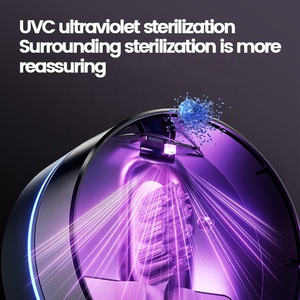 ODAY Portaspazzolino da Parete Deluxe per Singolo Utente con Sterilizzazione UV e Luce UV - Product Image 5