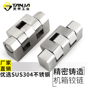 Charnières en acier inoxydable moulées avec précision K134, composants essentiels robustes pour armoires de contrôle industrielles, fabriquées par machine CNC - Product Image 3