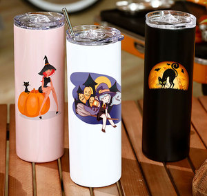 Yy1 Gobelets droits de 20 oz, Bouteilles d'eau intelligentes, Gobelets de sublimation, Gobelets isothermes - Product Image 3