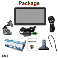 Système de navigation GPS portable pour voiture 5/7/9 pouces avec écran haute définition, mémoire 8 Go, universel pour voitures et camions