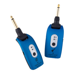 Portable Rechargeable <b>Wireless</b> Guitar <b>Transmitter</b> Receiver Low Latency 6.35mm Jack <b>Wireless</b> Audio System - Product Image 4