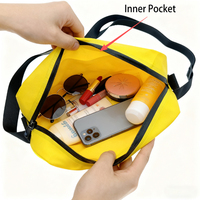Sac fourre-tout étanche en PVC, trousse de maquillage imperméable, sac banane bandoulière pour téléphone, design sportif, compatible multi-marques, sac de natation pour téléphone