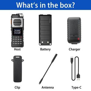 Baofeng UV-25 10W Walkie Talkie Tri ban nhạc tần số Loại-C sạc FM dài Phạm vi công suất cao ham hai cách phát thanh 999 kênh - Product Image 4