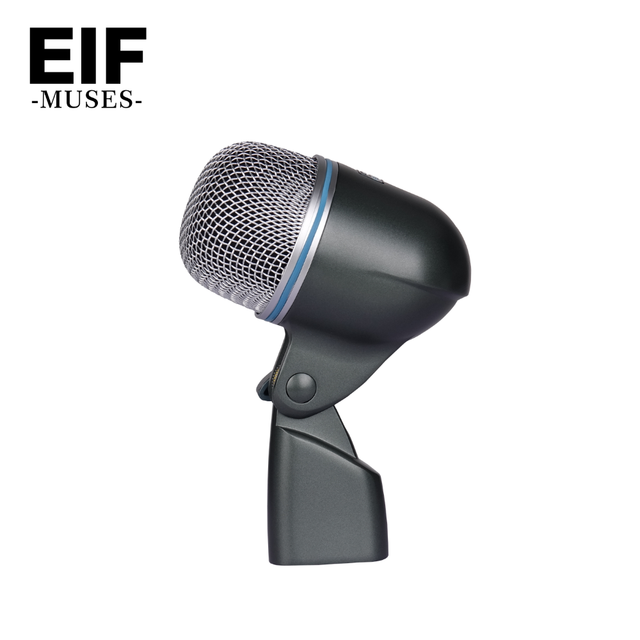 EIF 52A Instrument Microphone  Dynamic Kick Drum Wired Microphone Supercardioid MIC Connector Base for 52a