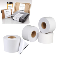 Doublure sans doublure sans étiquette 80mm * 17m 58mm x 65m pour imprimante portable Digi /bizerba/bixolon zebra étiquette thermique étanche
