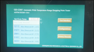 Probador automático de punto de goteo de grasa lubricante en temperatura amplia (ASTM D2265) - Product Image 6