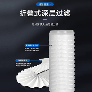 Cartucho de Filtro Plegado de PP de 10 y 20 Pulgadas para Purificación de Agua y Uso Industrial - Product Image 4