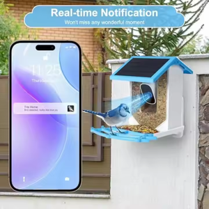 Cámara Inteligente para Observación <span class=keywords><strong>de</strong></span> Aves 4G con IA para Identificar Especies, Alimentador Inteligente para Aves con Energía Solar, Resistente al Agua, con Control por Aplicación - Product Image 5