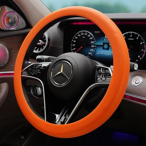 Housse de volant en silicone ultra-fine, légère, antidérapante, résistante à l'usure, absorbant la transpiration, accessoire universel pour voiture, toutes saisons - Product Image 5